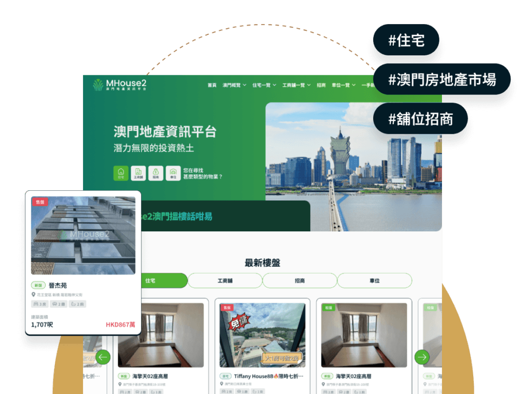 caseStudy Mhouse2 platform MooneyBird月球鳥地產營銷系統