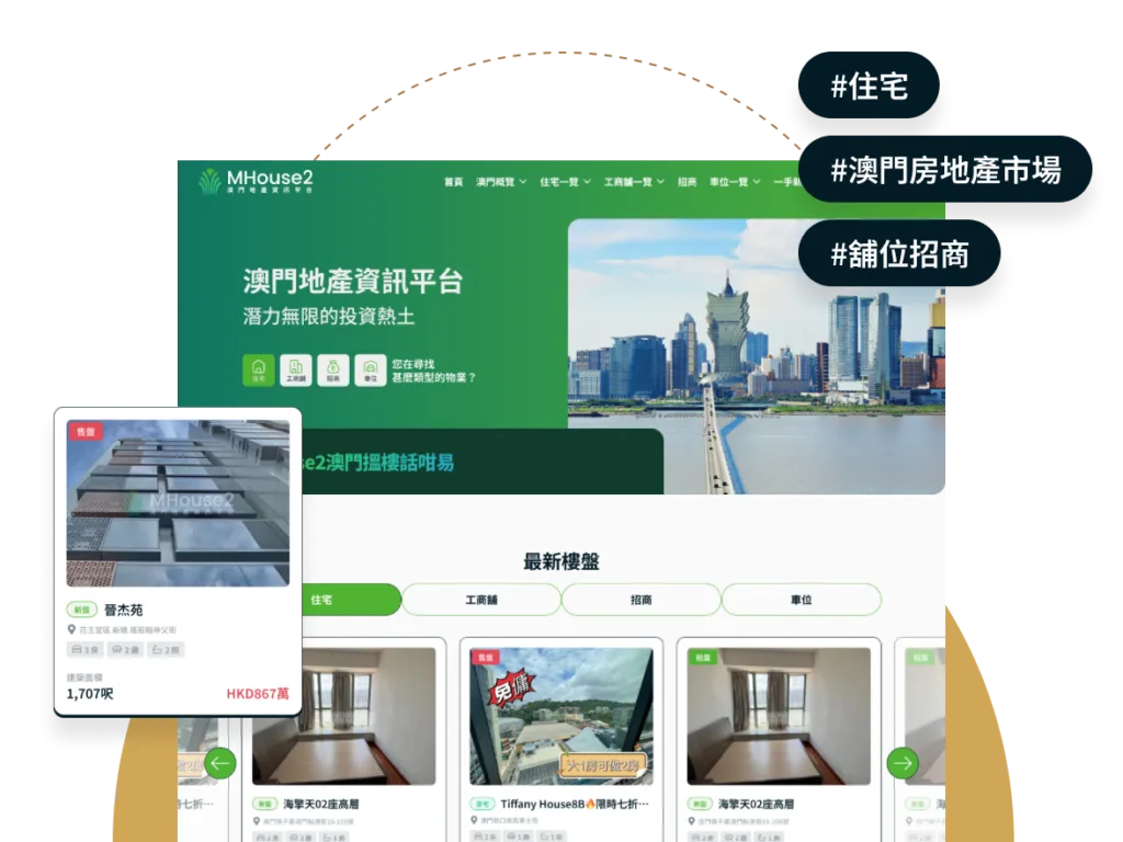 caseStudy Mhouse2 platform MooneyBird月球鳥地產營銷系統